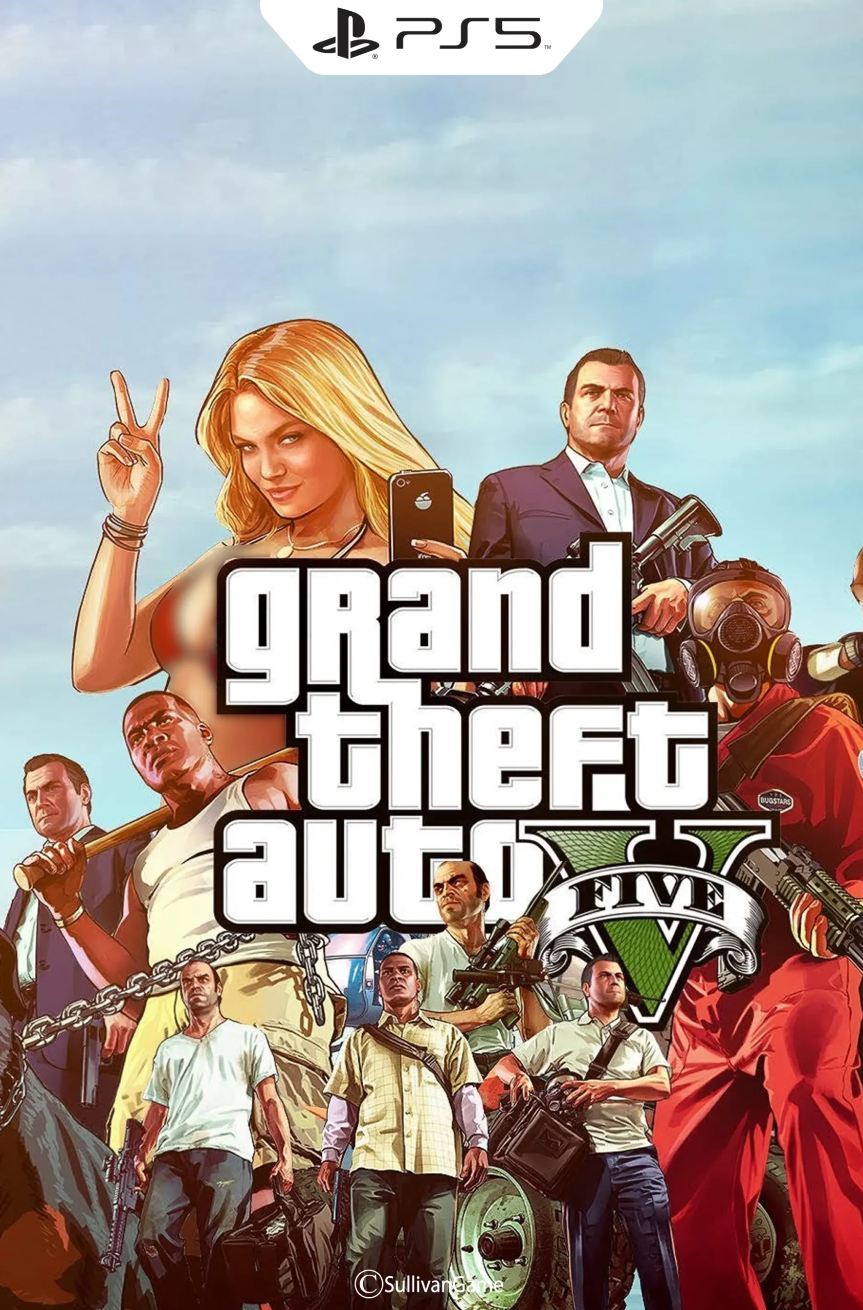 دیسک بازی Grand Theft Auto V: GTA V PS5 آکبند
