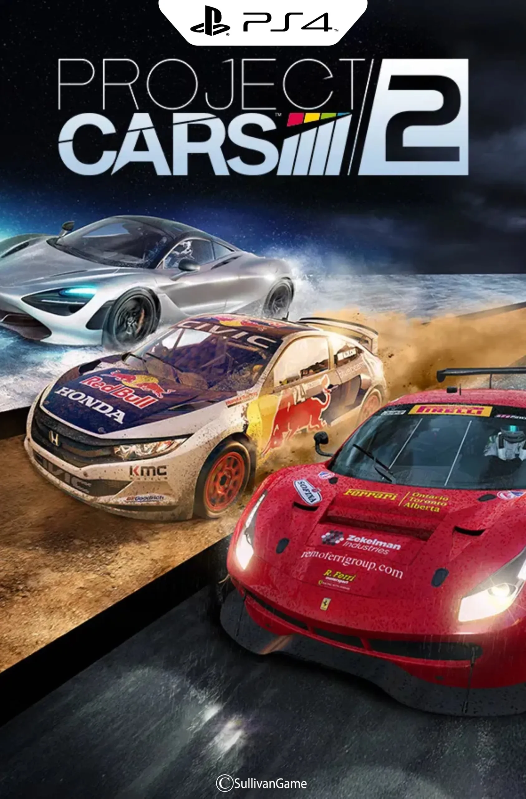 دیسک بازی Project CARS 2 PS4 کارکرده