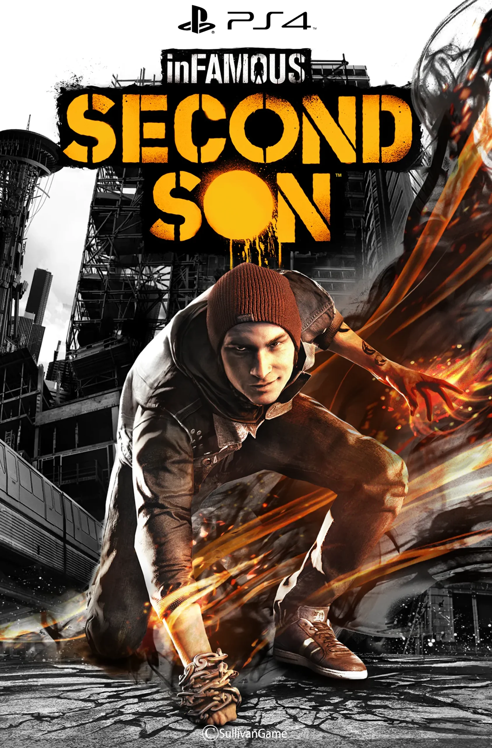دیسک بازی InFAMOUS Second Son PS4 کارکرده