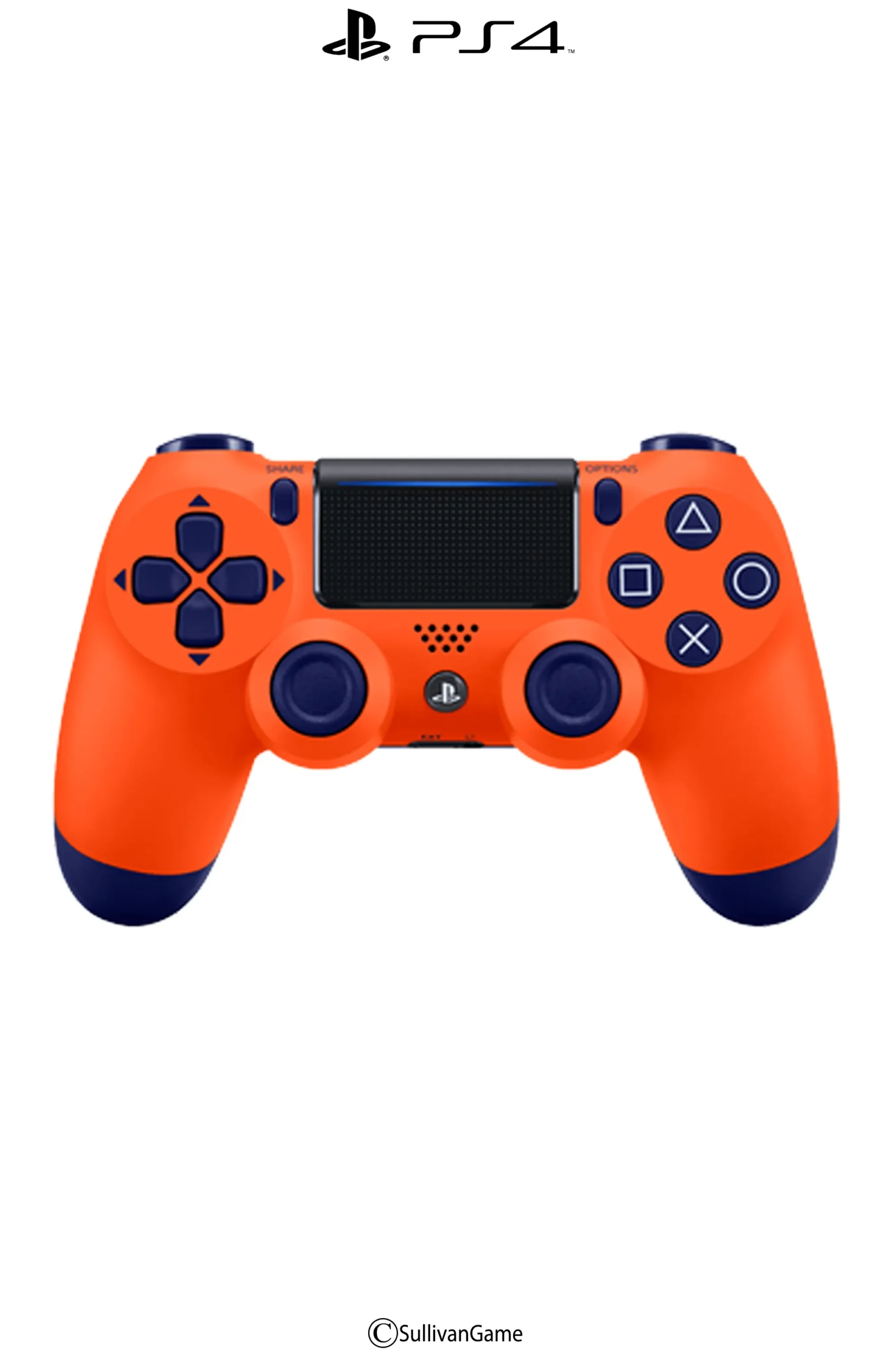 دسته DualShock 4 Sunset Orange PS4 های کپی نارنجی سانست