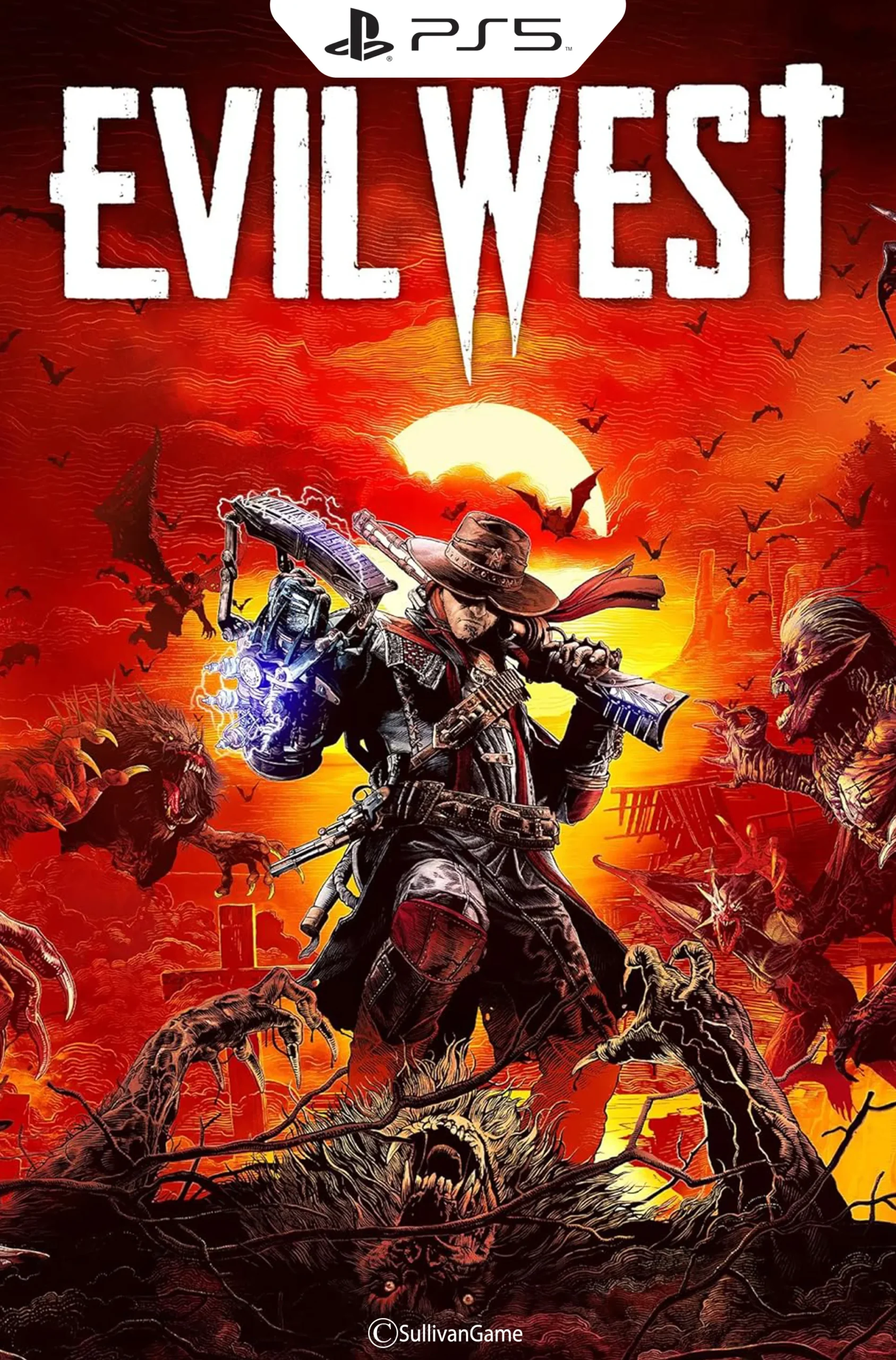 دیسک بازی Evil West PS5 کارکرده