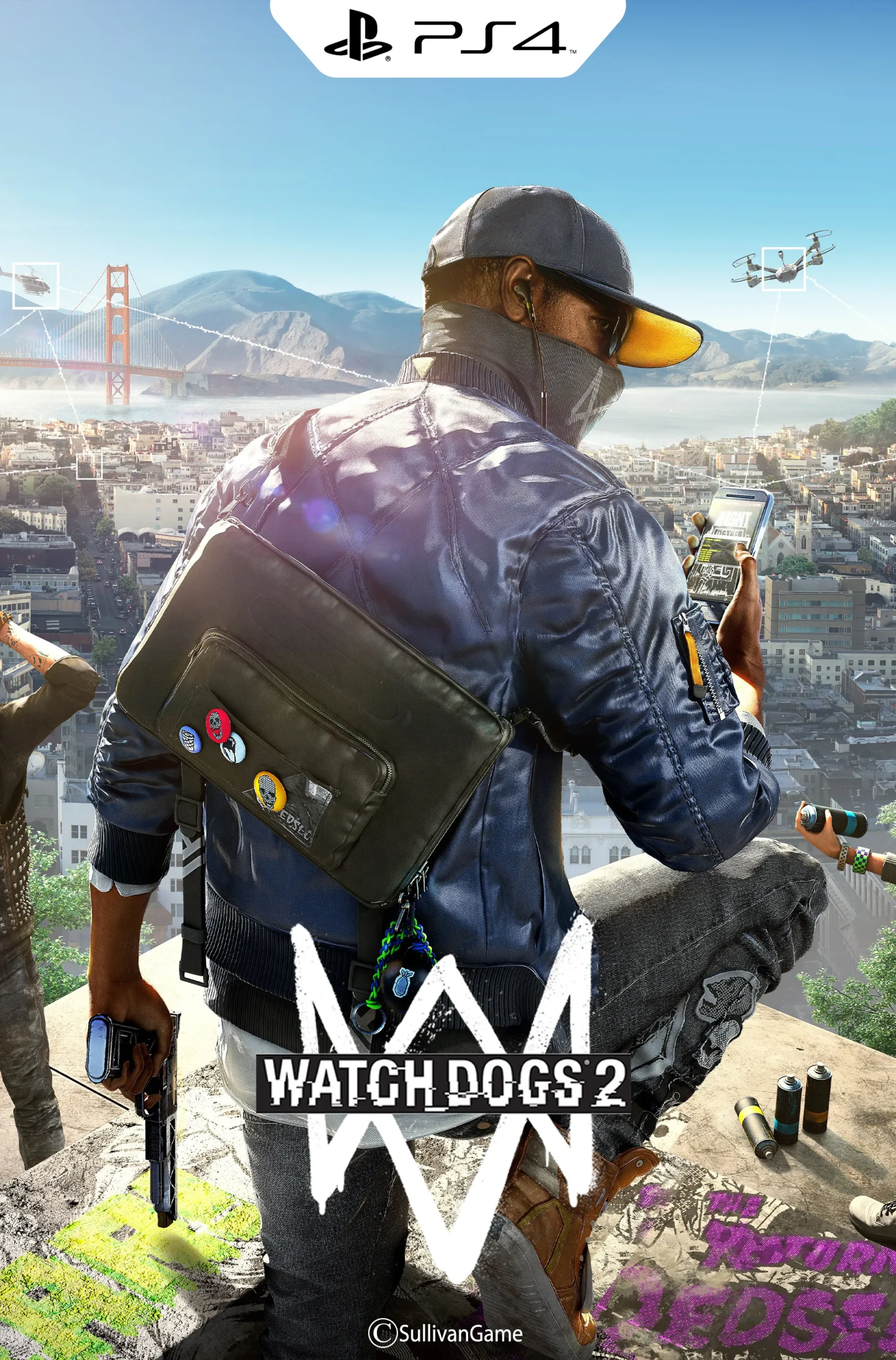 دیسک بازی Watch Dogs 2 PS4 کارکرده