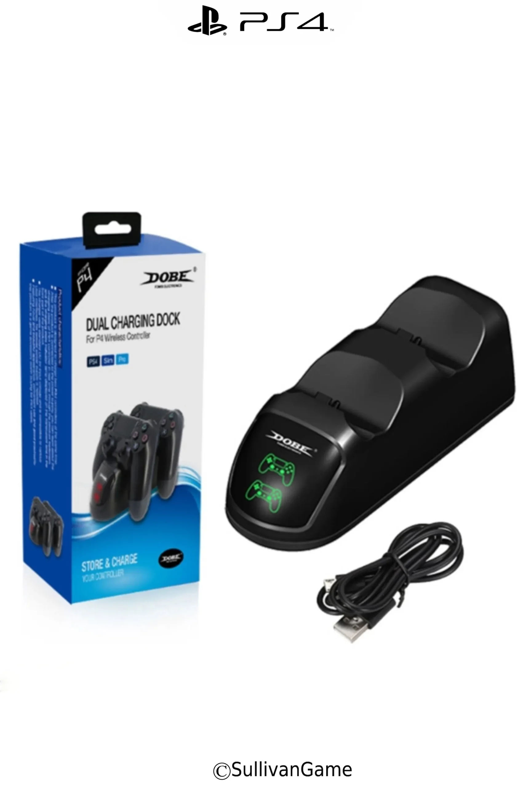 پایه شارژر دابی مدل TP4-889 مناسب برای دسته PS4