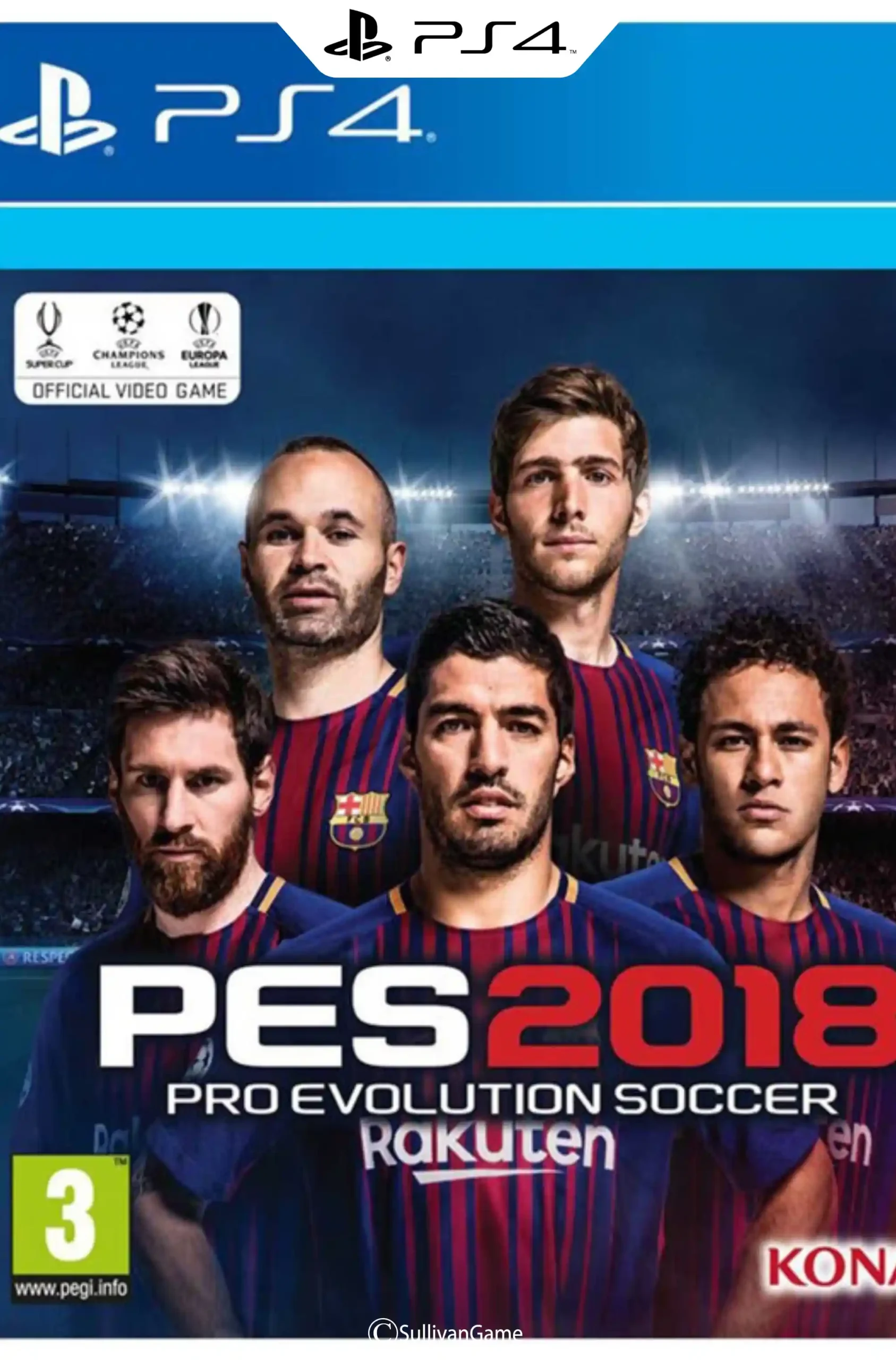 دیسک بازی Pes 2018 PS4 کارکرده