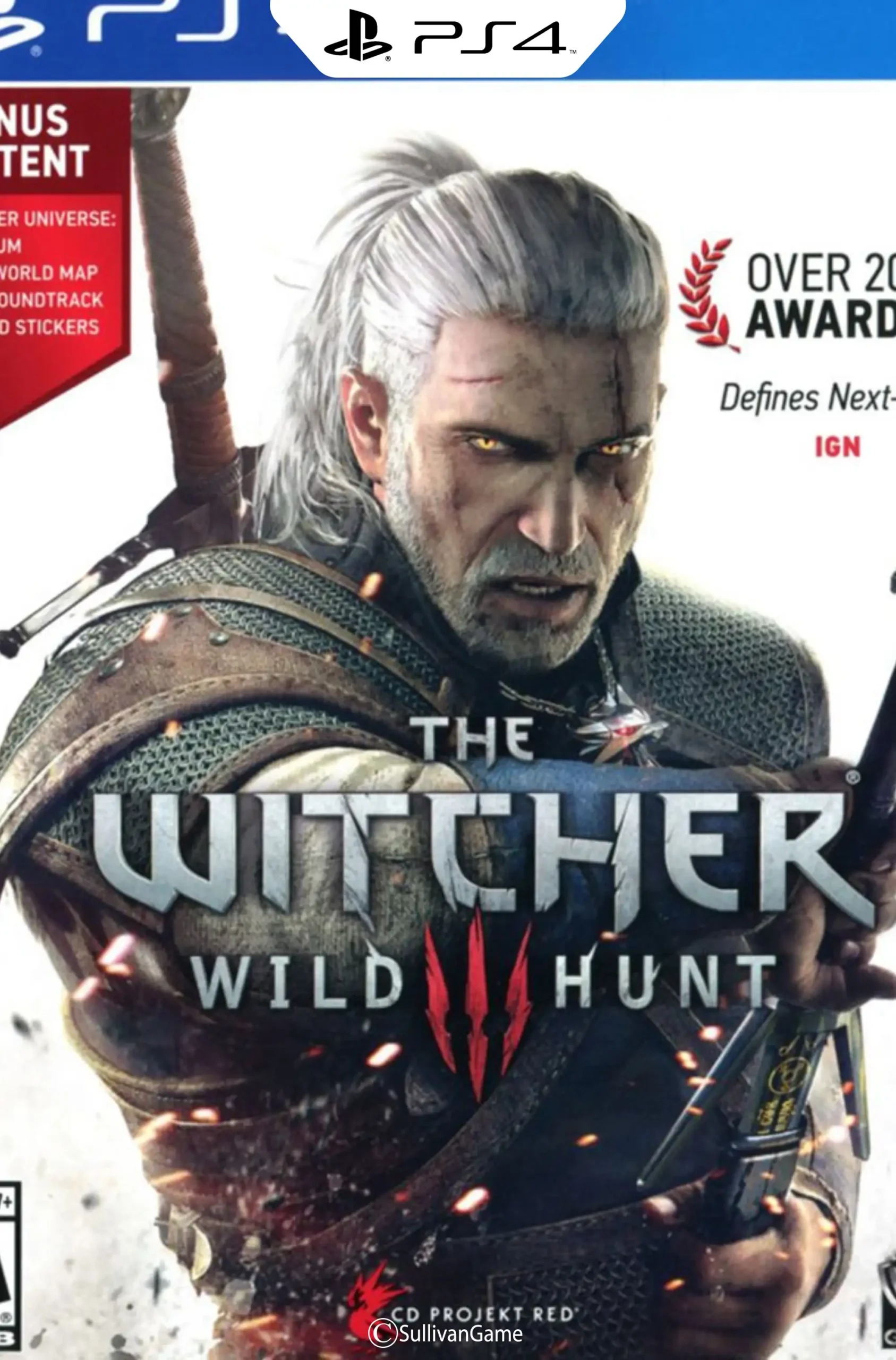دیسک بازی Witcher Wild Hunt PS4 کارکرده