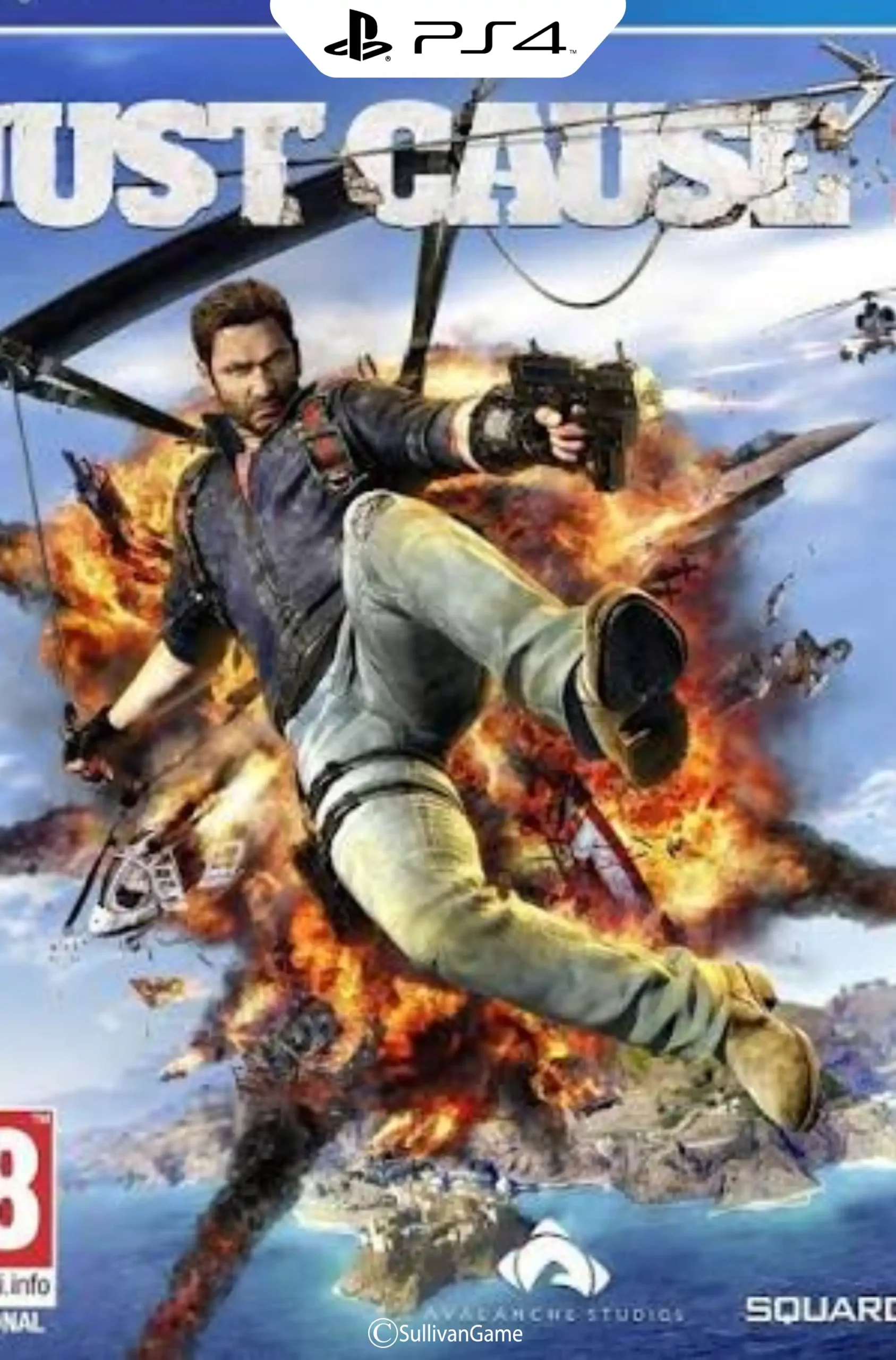 دیسک بازی Just CAUSE 3 PS4 کارکرده