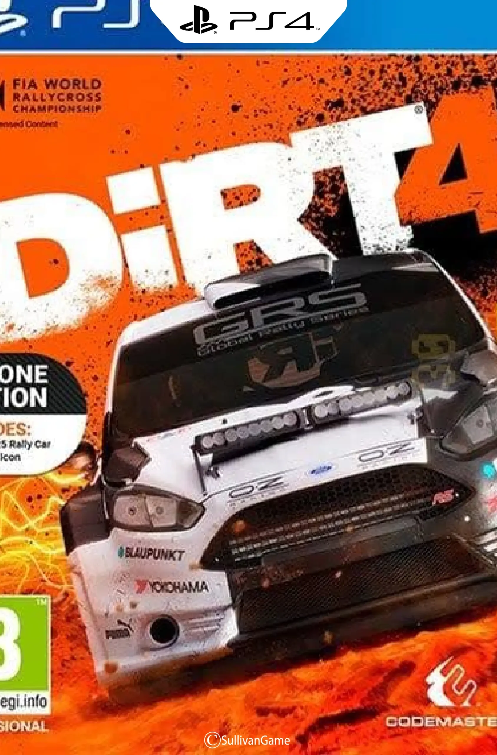 دیسک بازی DIRT 4 PS4 کارکرده