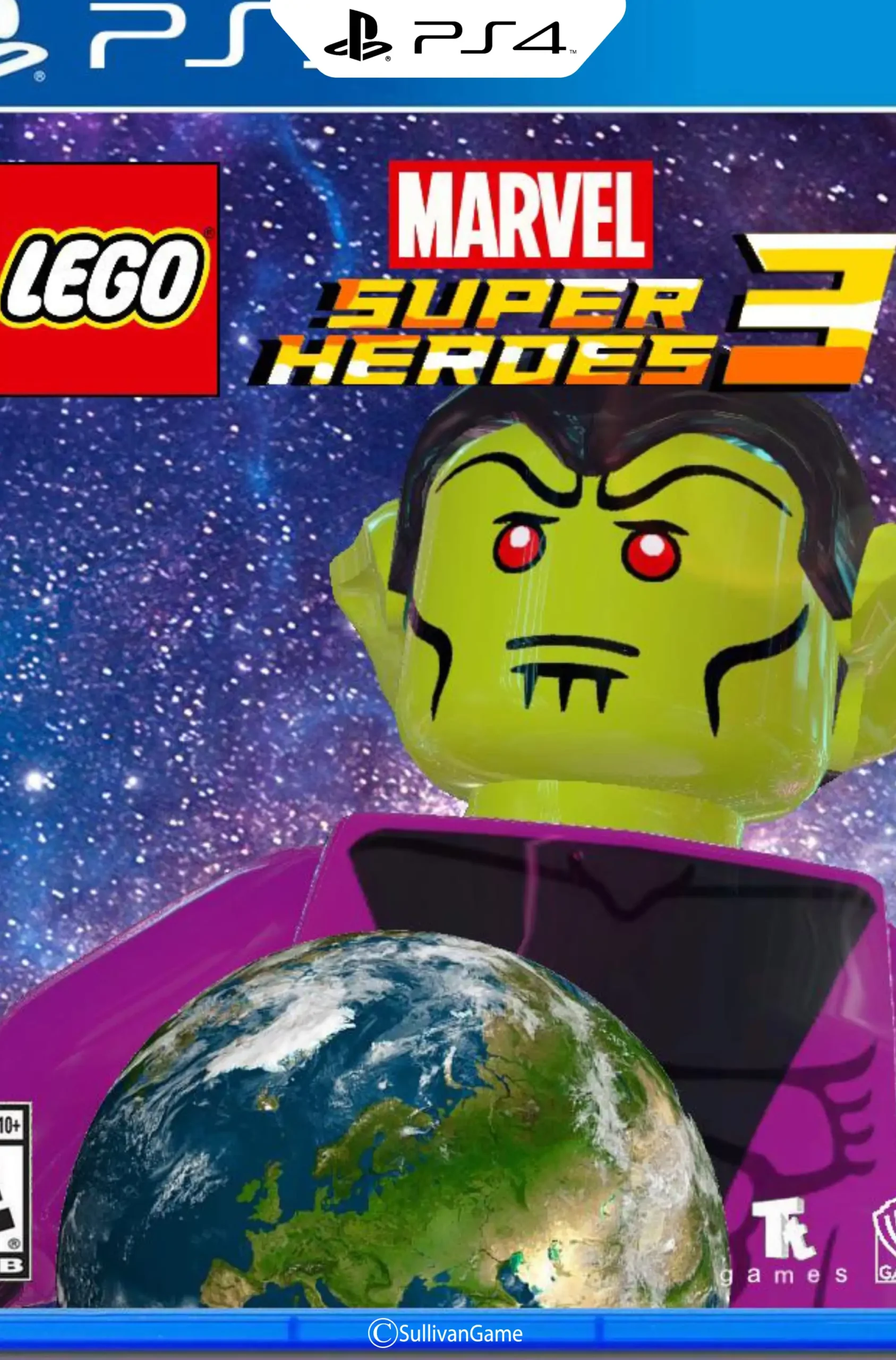 دیسک بازی Lego Super Heroes 3 PS4 کارکرده