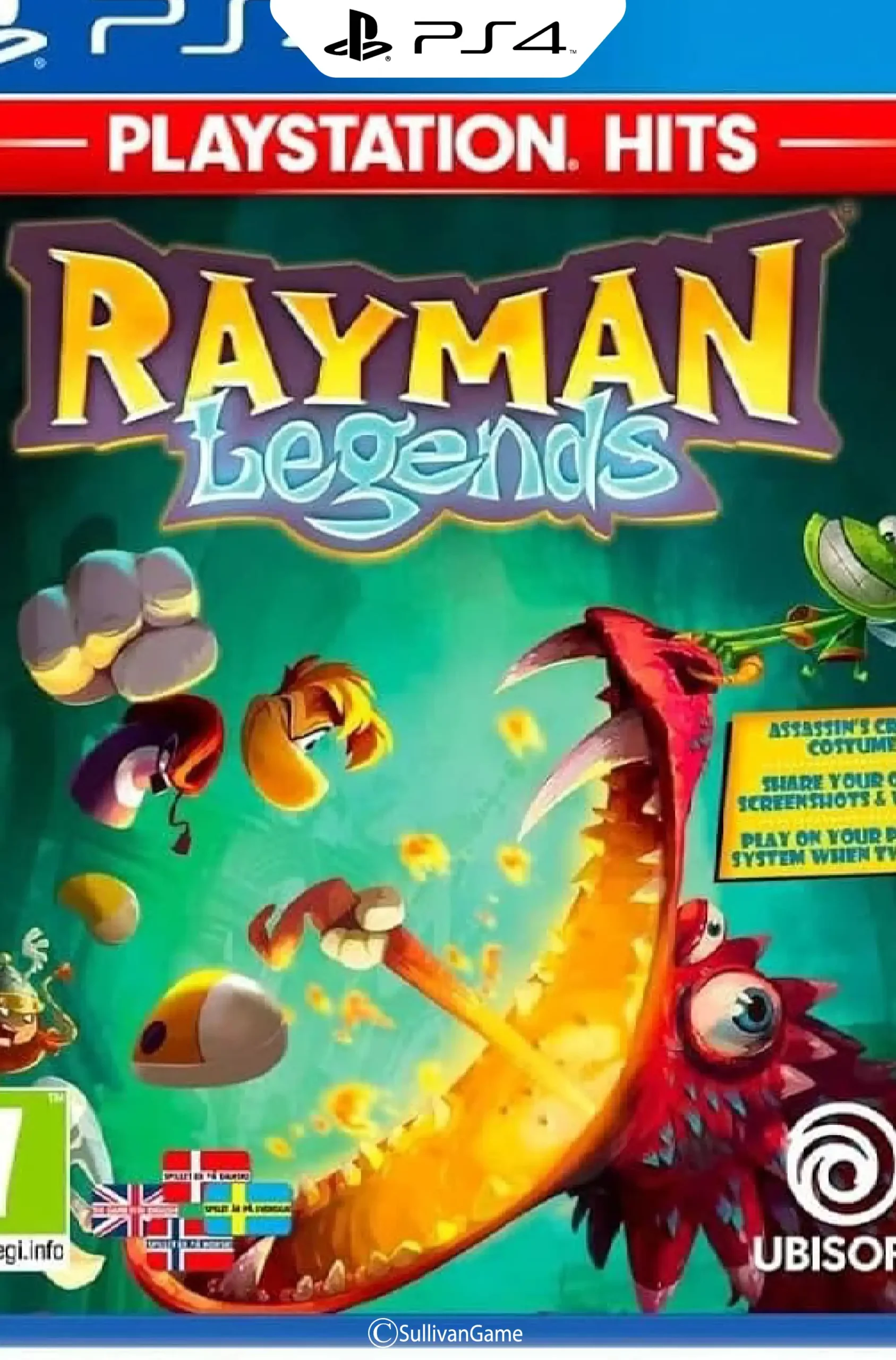 دیسک بازی Rayman Legends PS4 کارکرده