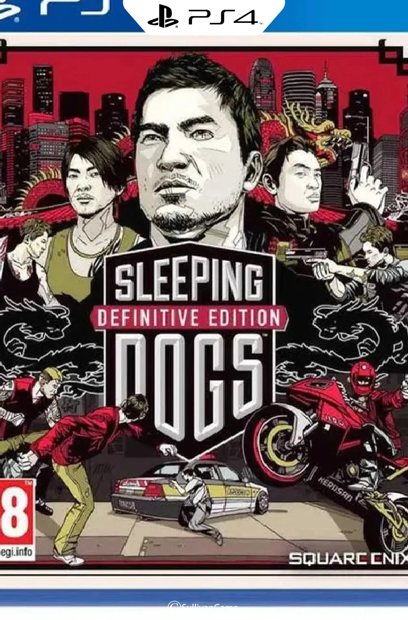 دیسک بازی Sleeping Dogs PS4 کارکرده