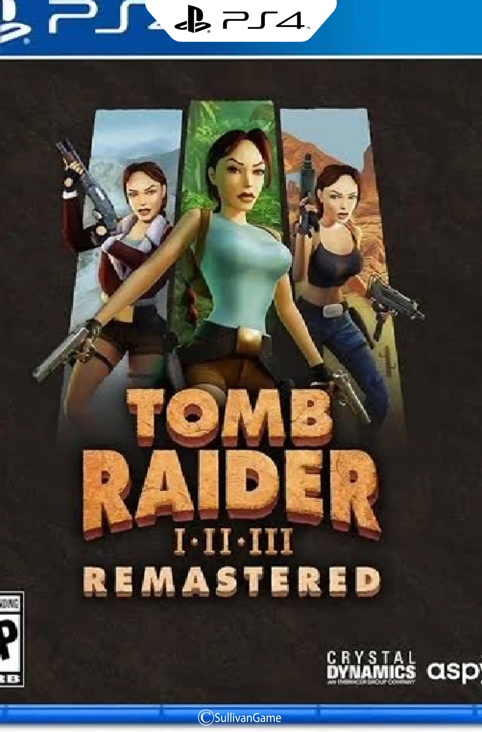 دیسک بازی Tomb Rider 1.2.3 Remaster PS4 کارکرده